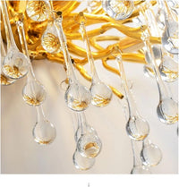 Aplica Perete Cristal Luxury Golden Tears AURIE / CRISTAL / APLICA PERETE Wall Light Fixtures