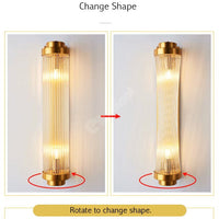 Aplica Perete Luxury Glass Gold Reglabila AURIE / CRISTAL / APLICA PERETE Wall Light Fixtures