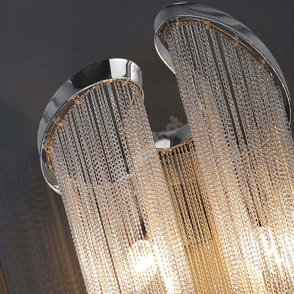 Aplica Perete Silver Chains Deluxe 2xE14 MINIMALIST DESIGN / CHROME / APLICA PERETE Lighting