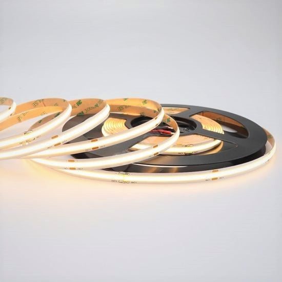Banda Led 12V Cob Interior - Rola 5 Metri Alb Natural / Ip21-Interior 11W Strips