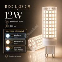 LED крушка G9 12W еквивалент 90W керамика