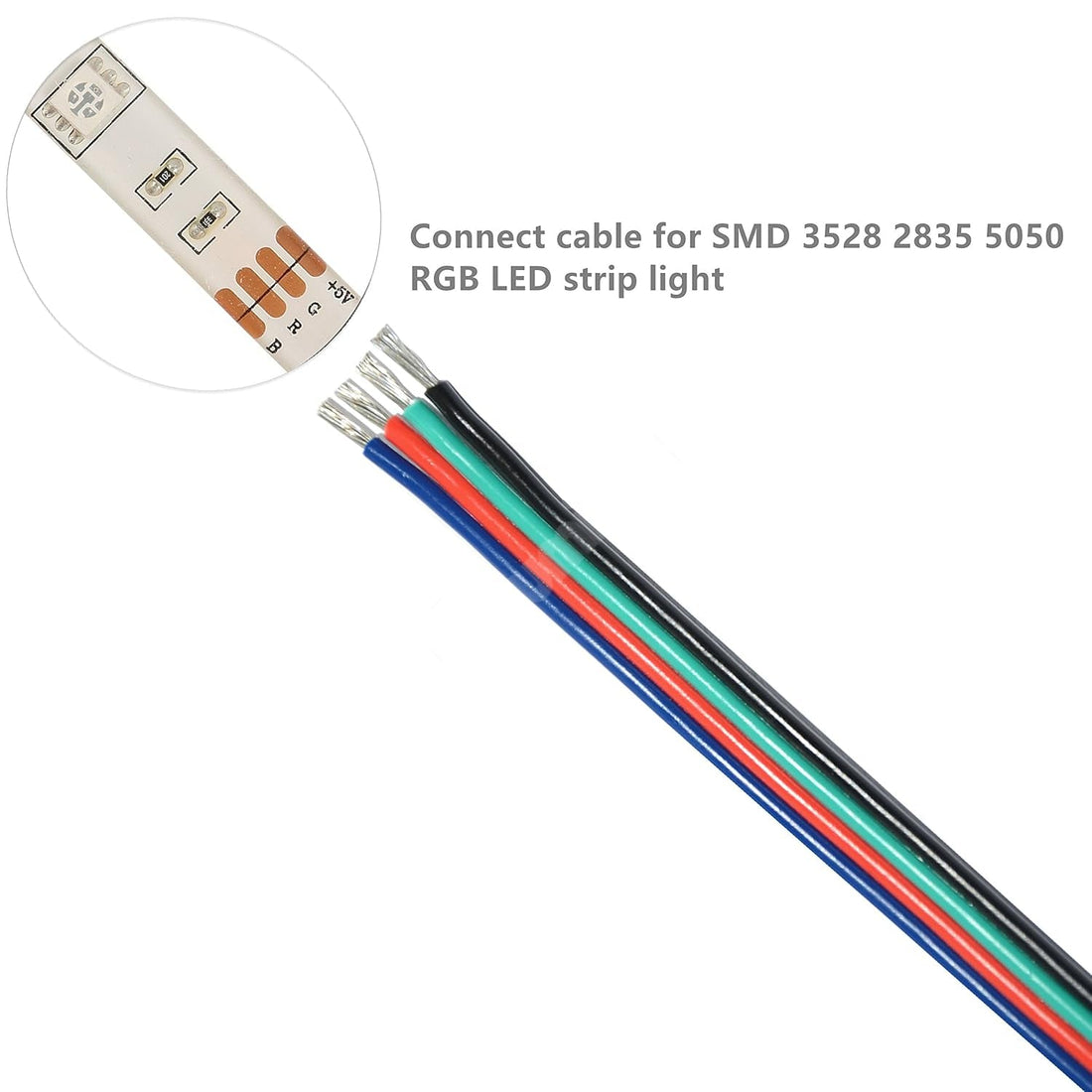 Проводников RGB кабел 12V 4 жила