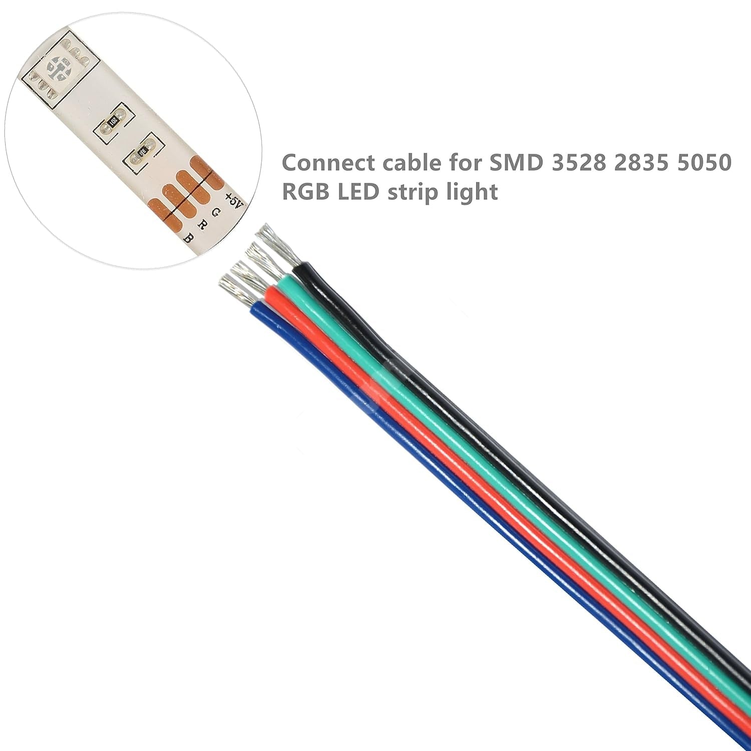 Проводников RGB кабел 12V 4 жила