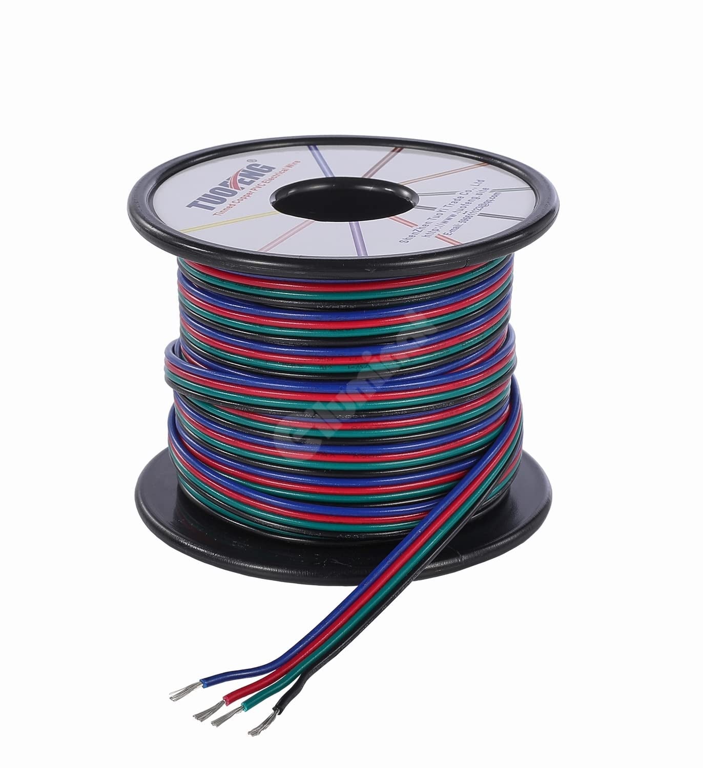 Проводников RGB кабел 12V 4 жила