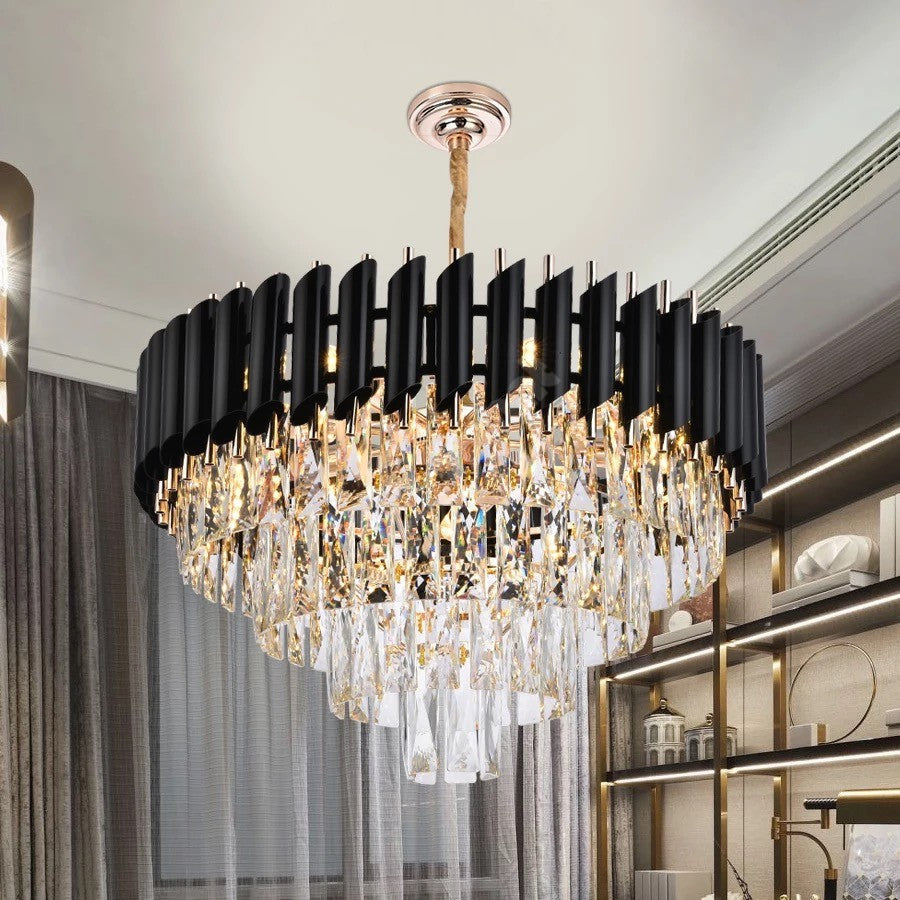 Candelabru Cristal Black Panther 500Mm Chandeliers Crystal