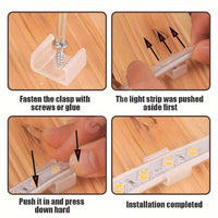 Скоба за закрепване на LED лента COB 220V