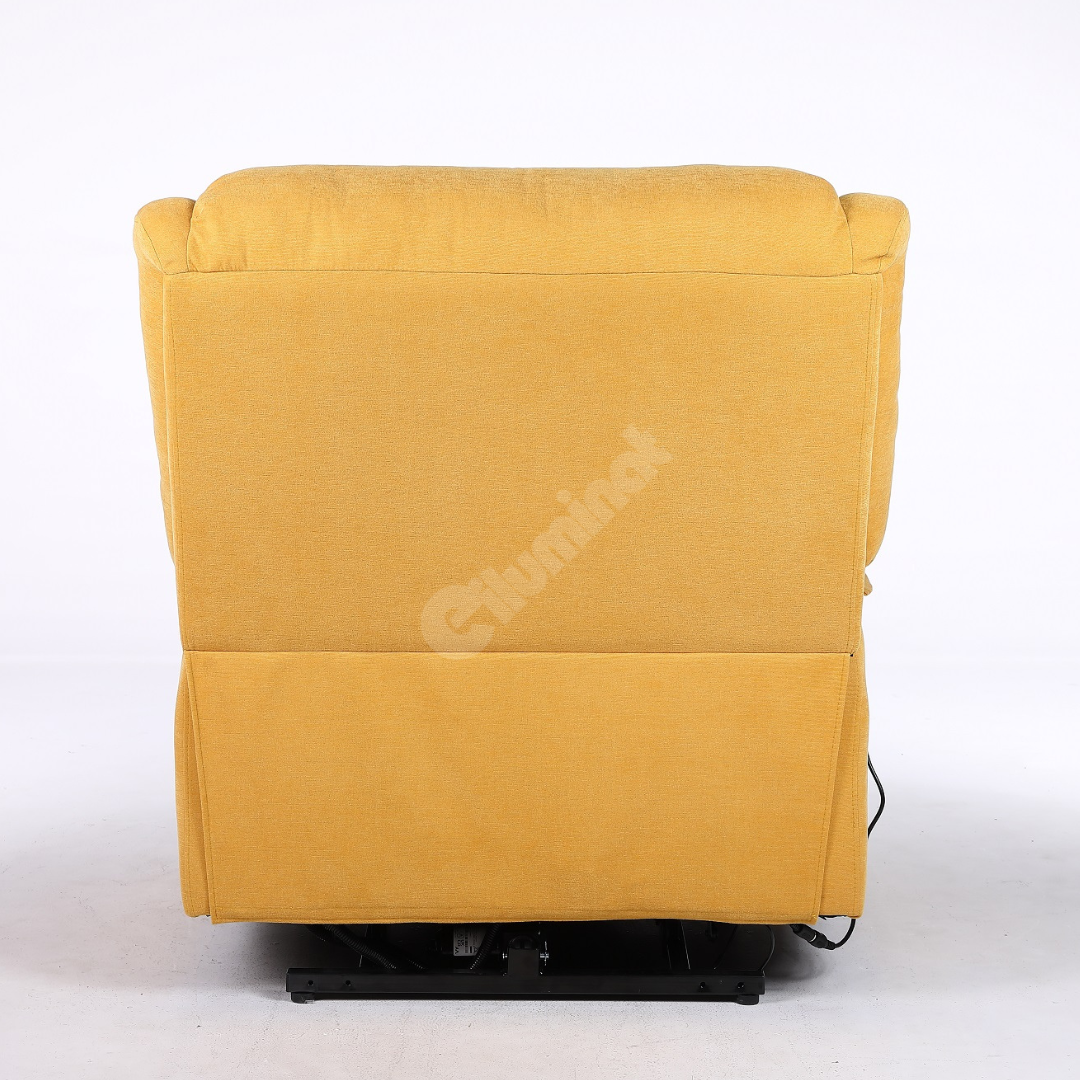 Fotoliu cu Masaj și Încălzire Recliner Electric Galben FOTOLIU CU MASAJ/RECLINER/INCALZIRE / GALBEN Chairs