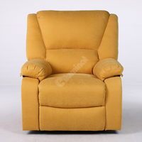 Fotoliu cu Masaj și Încălzire Recliner Electric Galben FOTOLIU CU MASAJ/RECLINER/INCALZIRE / GALBEN Chairs