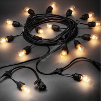 Ghirlanda Luminoasa Cu Pendule 10M / 15Xe27 Interconectabil Bulb Strip