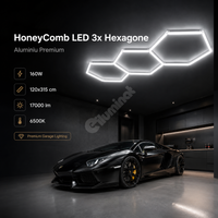 HoneyComb LED шестоъгълно осветление PREMIUM алуминиева рамка
