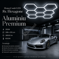 HoneyComb LED шестоъгълно осветление PREMIUM алуминиева рамка