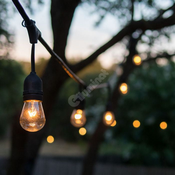 Kit Complet Ghirlanda Luminoasa 10M / 15Xe27 Interconectabil Becuri Incluse Home & Garden