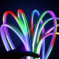 Kit Neon Flex Led Rgb Ic Smart Digital 12V 5M Telecomanda