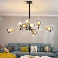 Lustra Abajur Fumuriu Cairo 8Xe27 Chandeliers