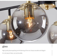 Lustra Abajur Fumuriu Cairo 8Xe27 Chandeliers