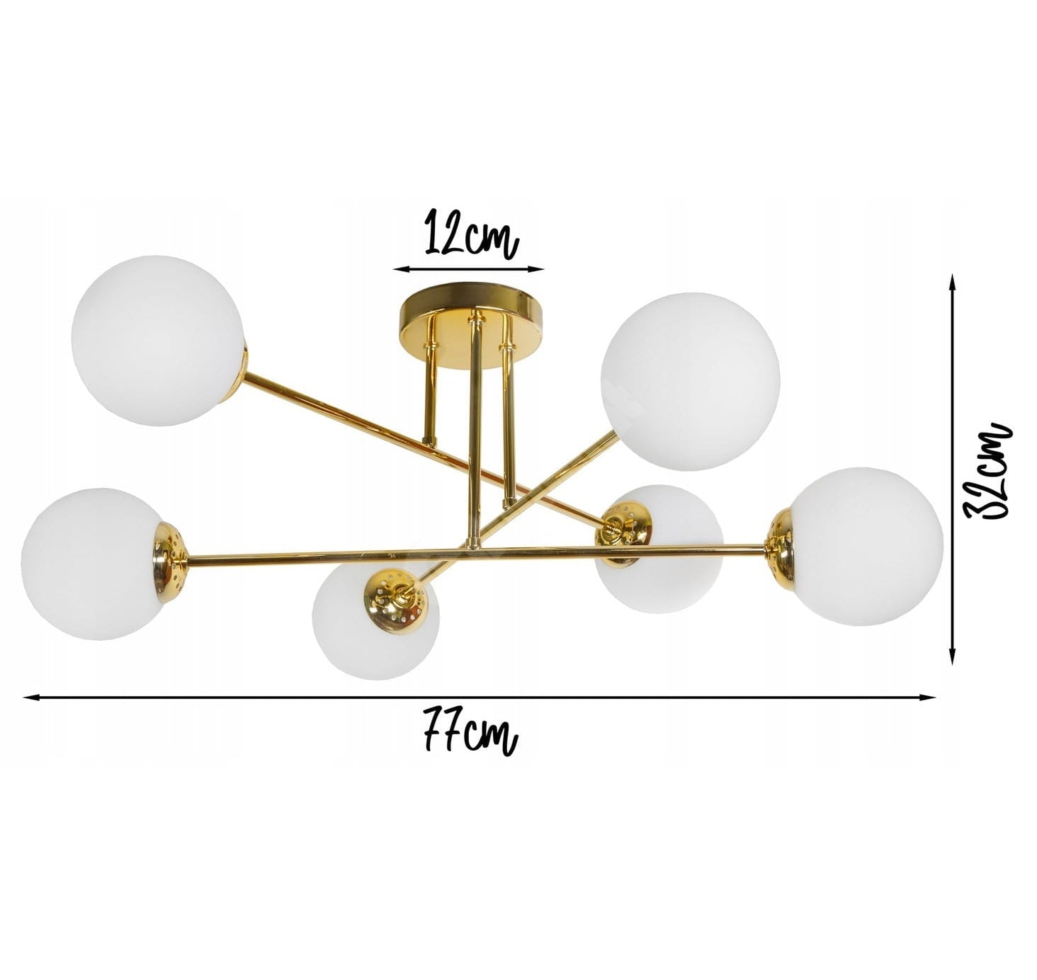Lustra Abajur Mat 6 Golden Stairs 5045/6 Chandeliers