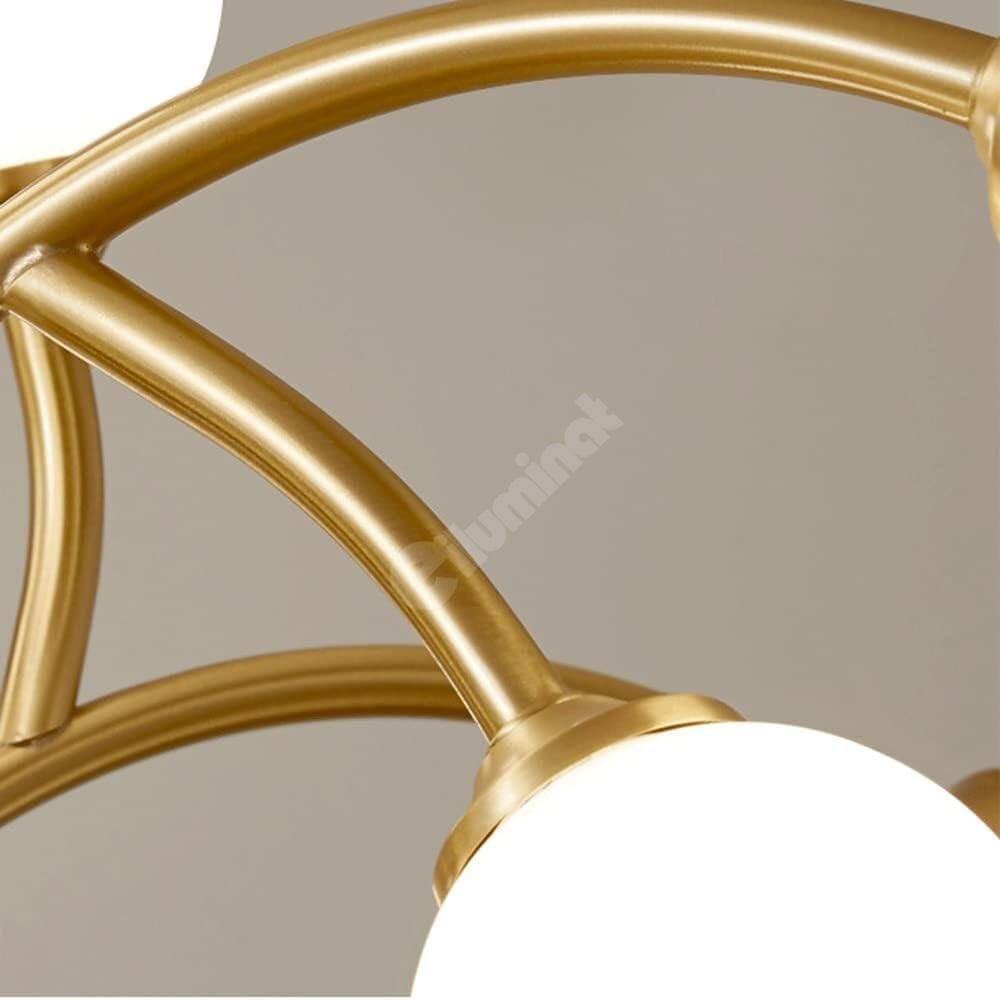 Lustra Nordic Style Abajur MAT Golden Beans 66108-12 AURIE / ABAJUR / 70CM Chandeliers