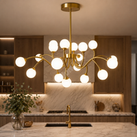 Осветително тяло Nordic Style абажур MAT Golden Beans 66108-18