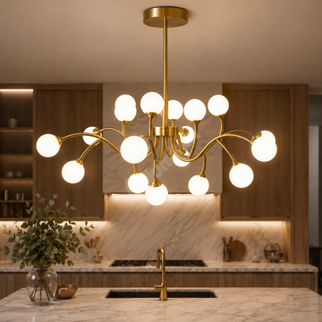 Осветително тяло Nordic Style абажур MAT Golden Beans 66108-18