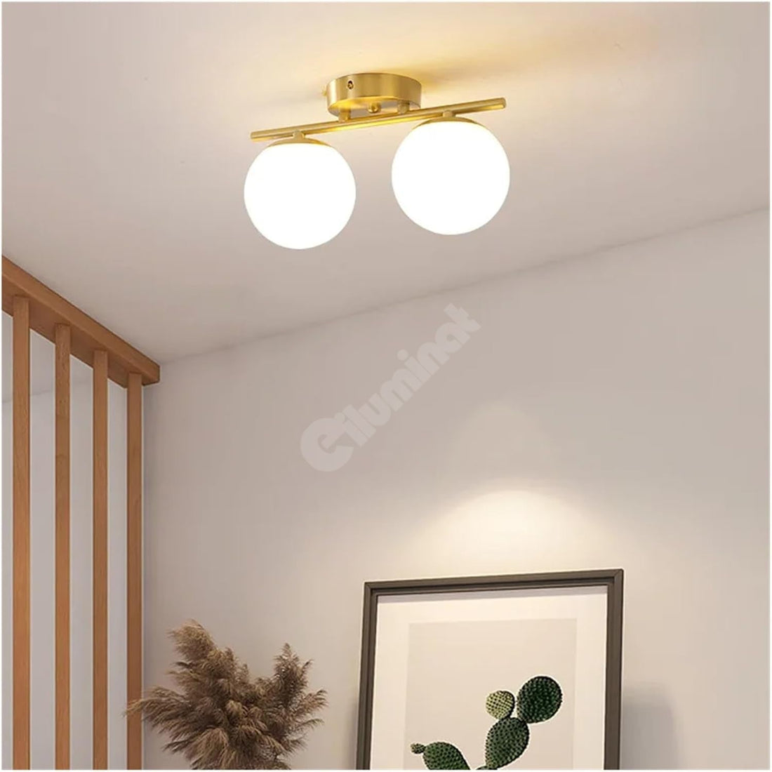 Lustra Abajur MAT Nordic GOLD 2xE27 DN117-2/GD AURIE / ABAJUR Chandeliers