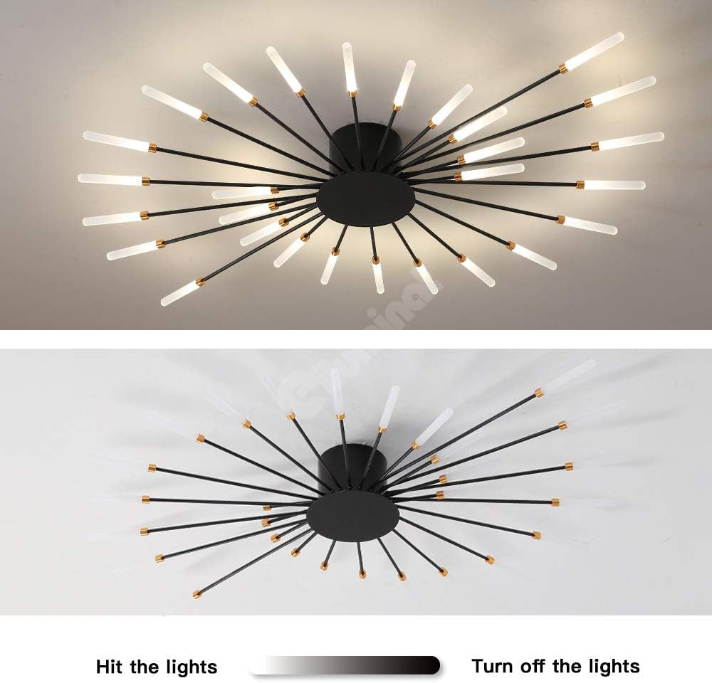 Lustra American Beauty Black Chandeliers