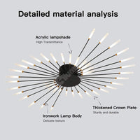 Lustra American Beauty Black Chandeliers