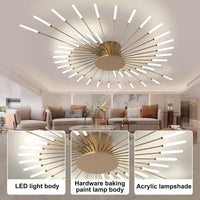 Lustra American Beauty Gold Chandeliers