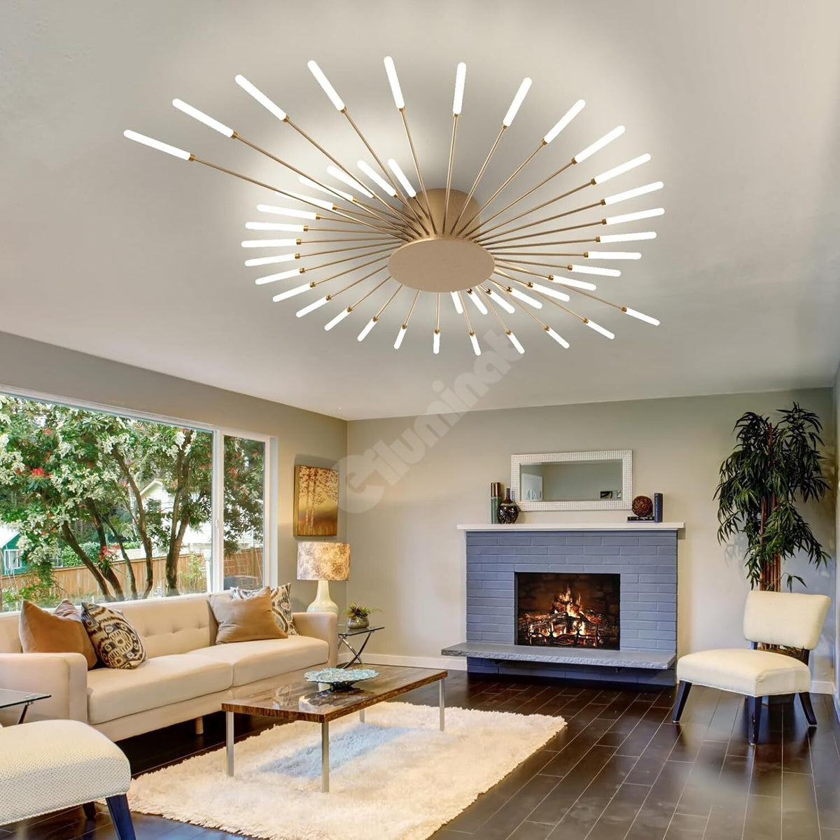 Lustra American Beauty Gold Chandeliers