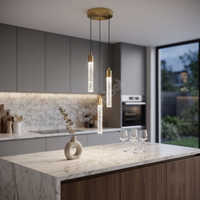 Осветително тяло BUBBLE Glass Gold Еквивалент 200W