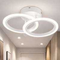 LED осветително тяло 1+1 Circle Design бяло еквивалент 300W