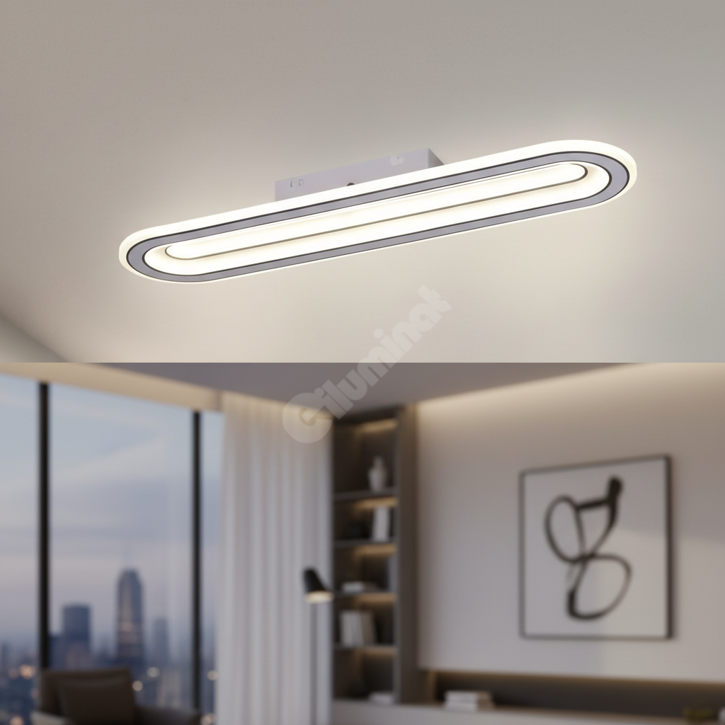 Осветително тяло LED 128W LUMIXA, Бяло, Еквивалент 500W