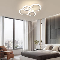 LED осветително тяло 2+2 CIRCLE Design Бяло Еквивалент 400W Дистанционно