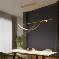 Lustra Led 30W Suspendata Gold Sails Echivalent 200W Lighting Fixtures