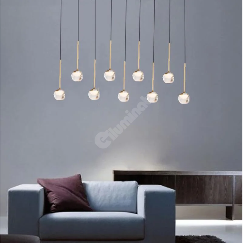 Lustra Led 36W Gold Luxury Pendant C85001-9 Lighting Fixtures