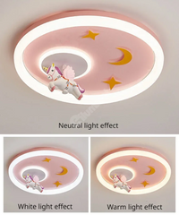 Lustra Led 76W Pink Pony Echivalent 400W Telecomanda Lighting Fixtures