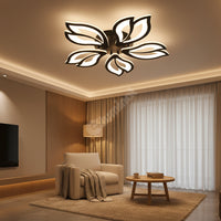 LED осветително тяло ANEMONE Black Еквивалент 500W Дистанционно управление
