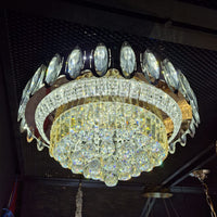LED осветително тяло от кристал за таван Majesty с дистанционно 50-80CM