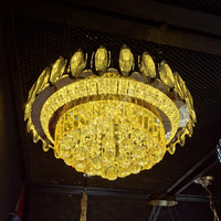 LED осветително тяло от кристал за таван Majesty с дистанционно 50-80CM