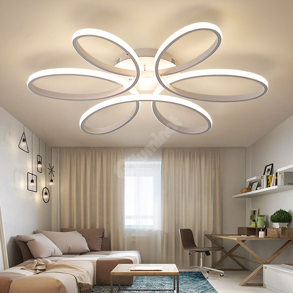 Lustra Led Daisy Alba Echivalent 800W Telecomanda Lighting Fixtures