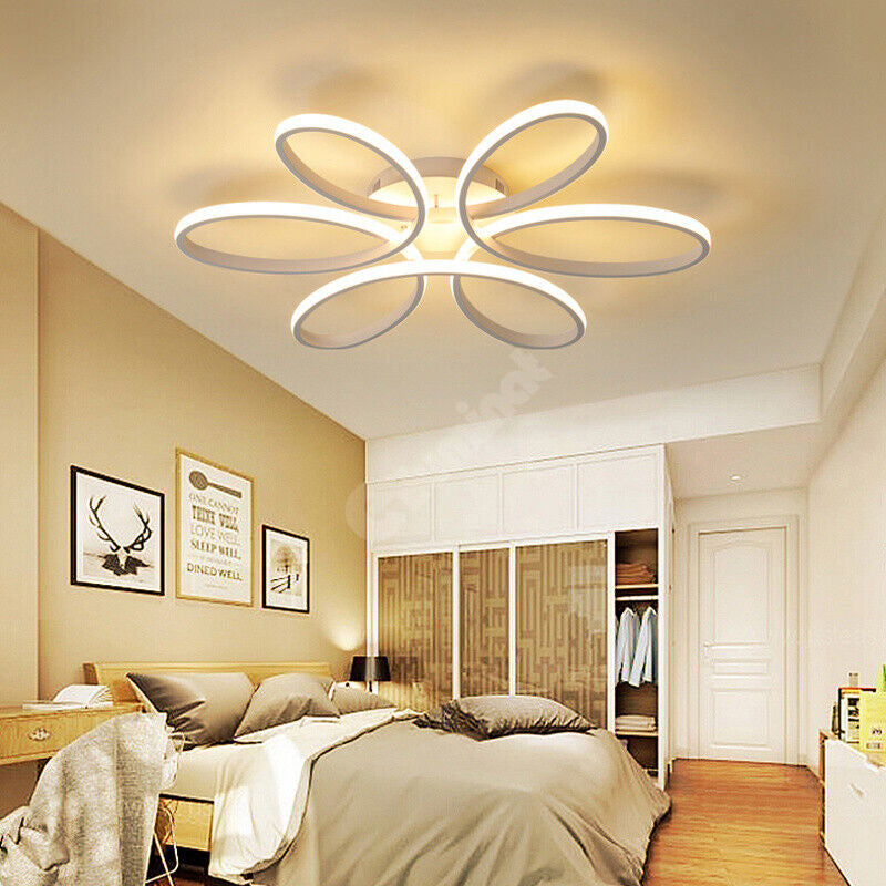 Lustra Led Daisy Alba Echivalent 500W Telecomanda Lighting Fixtures