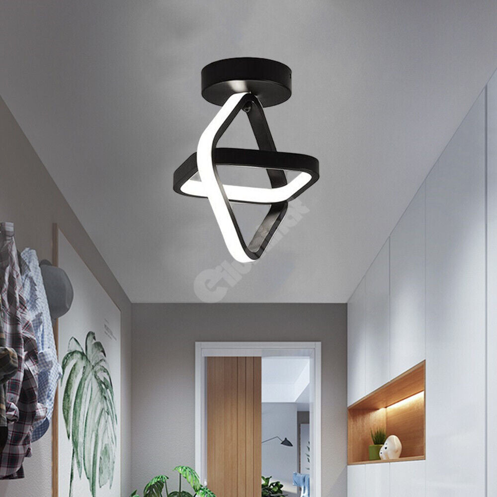 Lustra Led 26W Infinity Square Black 3 Functii Led Ceiling Light