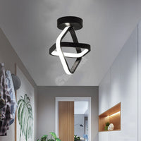 Lustra Led 26W Infinity Square Black 3 Functii Led Ceiling Light