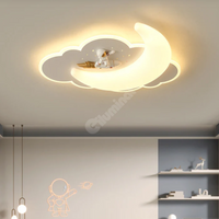 Lustra LED Kids Astronaut Echivalent 600W Telecomanda 55CM / KIDS Lighting Fixtures
