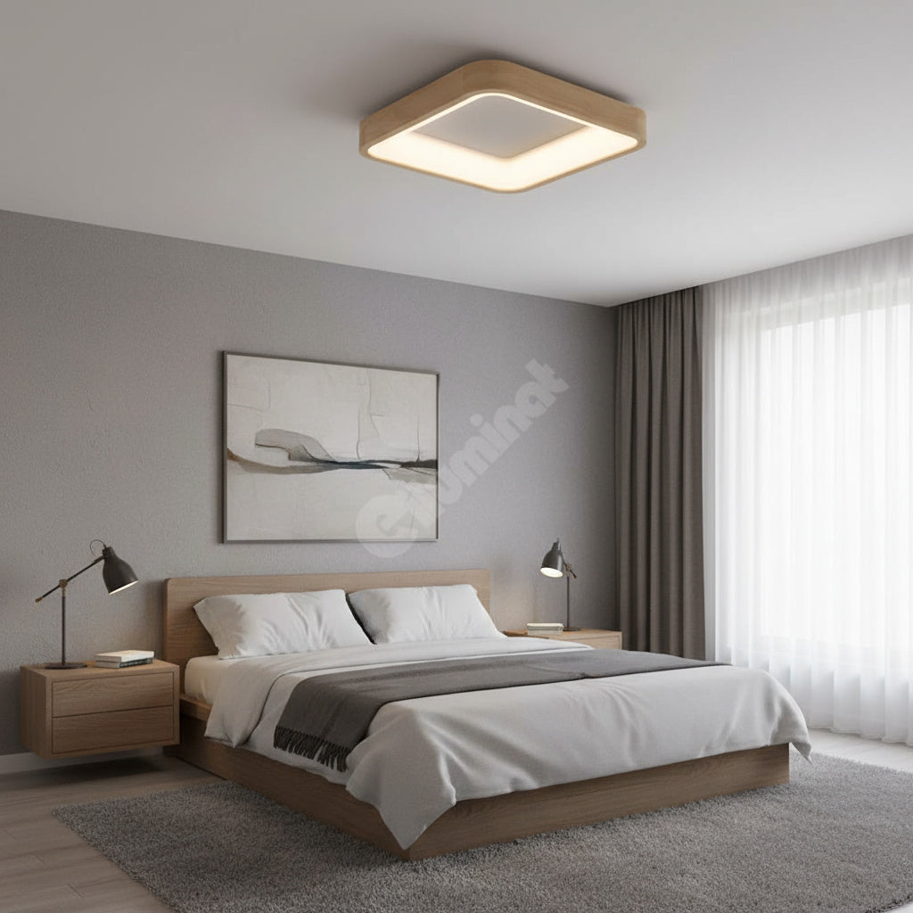 Осветително тяло LED LENA Square Еквивалент 400W Дистанционно