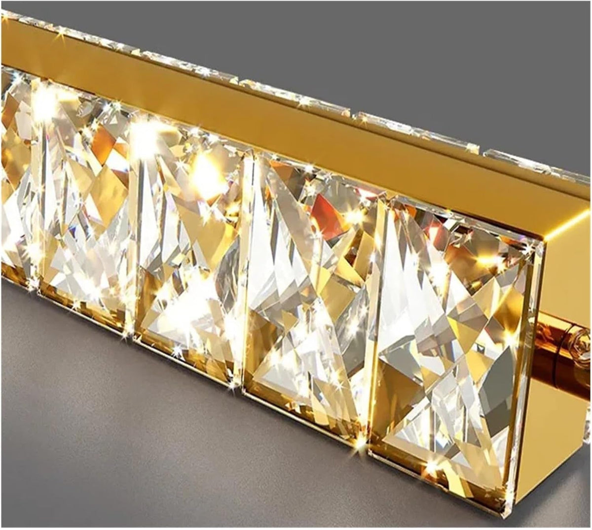 LED осветително тяло Luxury Crystal Golden Vianore