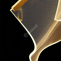 LED осветително тяло Luxury PAPER QUILL GOLD 12 елемента Еквивалент 300W