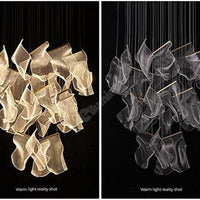 LED осветително тяло Luxury PAPER QUILL GOLD 12 елемента Еквивалент 300W