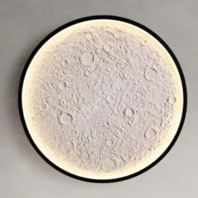 Lustra LED MOON Neagra Echivalent 180W NEAGRA / 30CM Lighting Fixtures