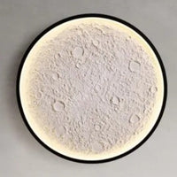 Lustra LED MOON Neagra Echivalent 180W NEAGRA / 30CM Lighting Fixtures