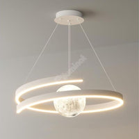 Осветително тяло LED висящо INFINITY SPHERE бяло, еквивалент 500W